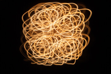 Edison, lights, blur, shapes, patterns, abstract