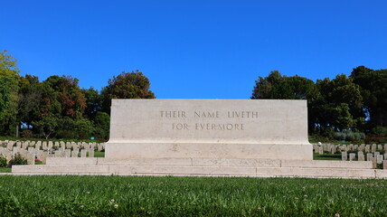 Torino di Sangro, Italy - Sangro River War Cemetery. British and Commonwealth War Cemetery....