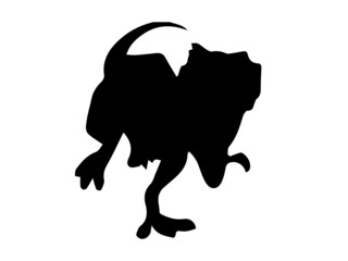 black dinosaur vector. Vector Art and Graphics. Dinosaur Vector and Photo