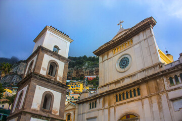 Church of Santa Maria Assunta at Positano, Amalfi coast, Italy