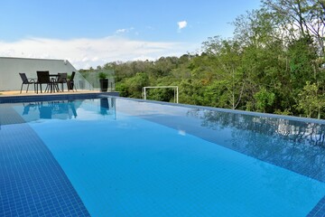 swimming pool in hotel