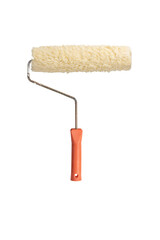 Paint roller on white