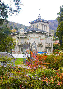 Villa Bernasconi at Cernobbio on shore of Lake Como