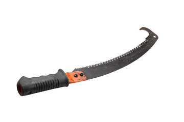 Pruning saw isolated on white