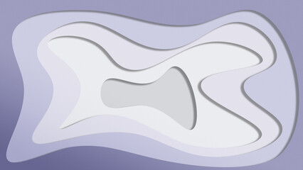 Layered Paper Cut Art Background.