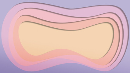 Layered Paper Cut Art Background.