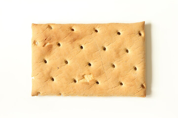 Biscuits on a light background. Biscuits are made from wheat, rye flour.
