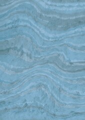 Vertical silver-blue abstract delicate background, made in the style of fluid art, banner