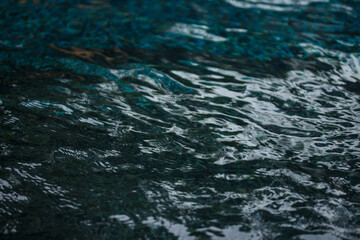 Surface of water wave and water reflection