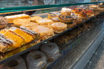 Fine pastry with typical products from Porto, Portugal