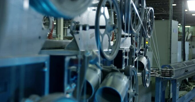 factory of fiber optic cable production