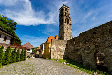 Fototapeta premium Saint Mary Church, dominant of the city Jajce in Bosnia and Herzegovina