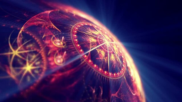 abstract planet zodiac