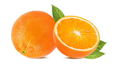  orange fruit isolate on white background