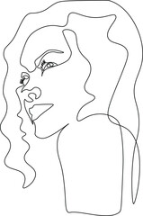 silhouette of a woman