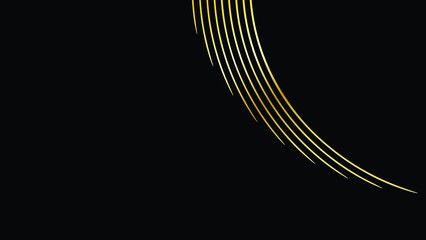 black background with golden lines