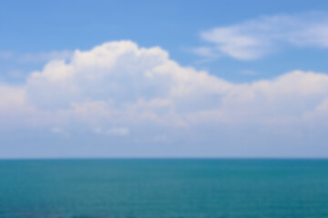 Beautiful sky and sea at Koh Chang, Thailand