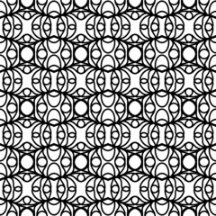 black and white seamless pattern. zigzag decorative stripes. abstract ornament. grid. interior design. coloring, cover, print, template.