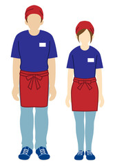 居酒屋店員 - アルバイト制服・作業着　男女