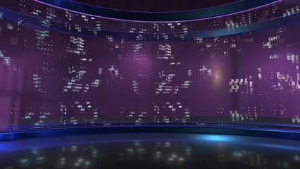 Digital interface concept and data processing on futuristic screen - Powered by Adobe