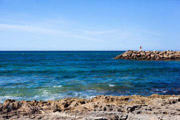 sea and rocks in Majorca, Spain