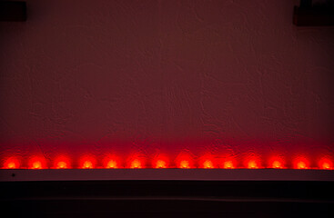 赤　LEDテープ　間接照明
