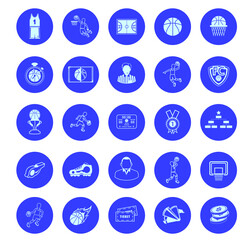 Group of Basketball icons set.Winner concept.
