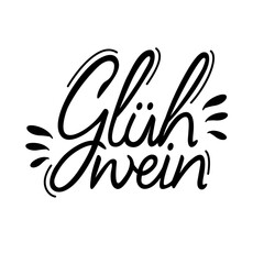  Mulled wine text ideal for cups, posters, menu