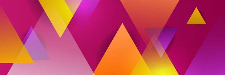 Colorful web banner concept with push button. Collection of horizontal promotion banners with gradient colors and abstract dynamic shapes. Header design for website. Vibrant background.