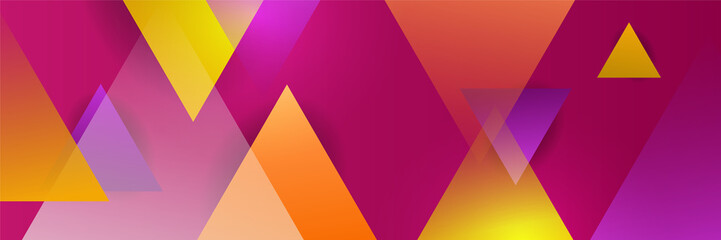 Colorful web banner concept with push button. Collection of horizontal promotion banners with gradient colors and abstract dynamic shapes. Header design for website. Vibrant background.