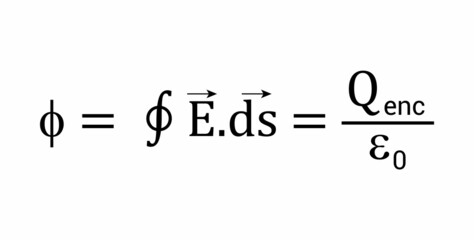 gauss's law for electric field formula
