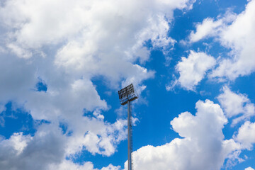 blue sky background with beautiful clouds in thailand