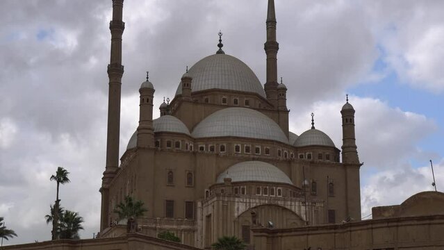 The Great Mosque of Muhammad Ali Pasha alabster world famous Muslim architecture landmark Cairo, Egypt
