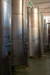 Making wine on traditional bodega in south part of La Palma volcanic island, Canary islands, Spain