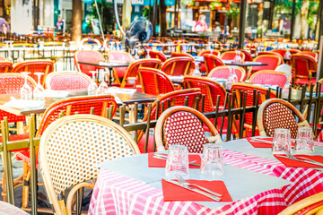 Monmartre cafe, Paris, France