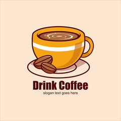 Coffee, coffee shop logo template