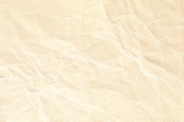 light yellow crumpled paper background texture