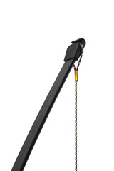 A modern sports bow for leisure and sports. An ancient weapon with a modern twist. Isolate on a white back.