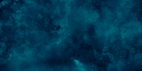dark blue smoke background, navy blue watercolor and paper texture. beautiful dark gradient hand drawn by brush grunge background. watercolor wash aqua painted texture close up, background with rays.