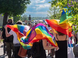Fototapeta Cracow Equality March 2022 obraz