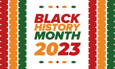 Black History Month. African American History. Celebrated annual. In February in United States and Canada. In October in Great Britain. Poster, card, banner, background. Vector illustration