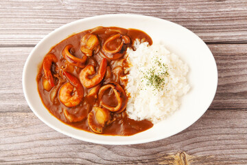 シーフードカレー