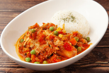 チリ料理のポジョ アルベハド