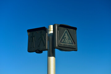 panneau passage piéton