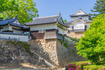 備中松山城、日本、岡山、5月撮影