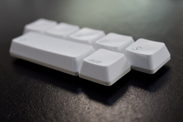 touches de clavier d'ordinateur