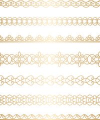 Golden chains, golden inscriptions, ornate frames vintage
ornamental
