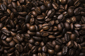 background of coffee beans