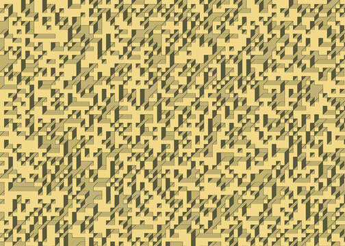 Implementation of Edward Zajec&rsquo;s &ldquo;Il Cubo&rdquo; from 1971. Essentially a Truchet tile set of 8 tiles and rules for placement art illustration