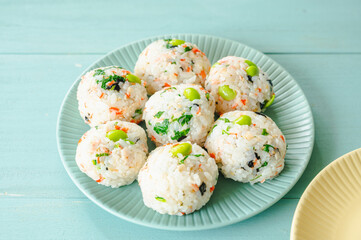 カニカマと青菜のチュモッパ